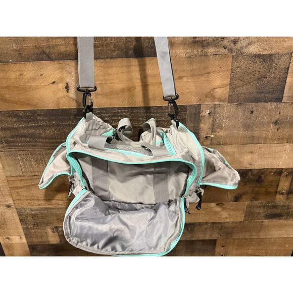 Cabela's Light Travel Duffel Bag- Gray/Mint - Picture 5 of 9